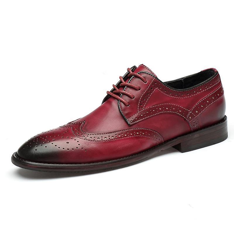 Mickcara men's oxford shoe xj9802w Red Eu47