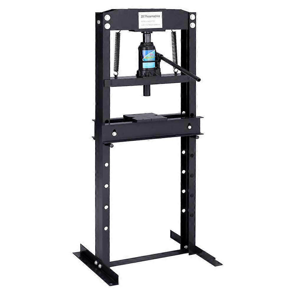 Living And Home 20 Ton Heavy Duty Hydraulic Press Workshop Garage Shop Standing Press Black