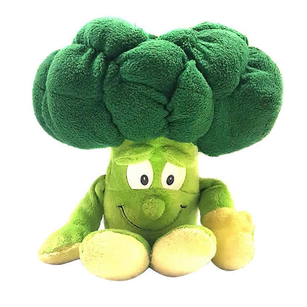 unbrand 1 Pcs Fruit Vegetables Soft Plush Toy Stuffed Doll Cute Gift for Children Kids Broccoli