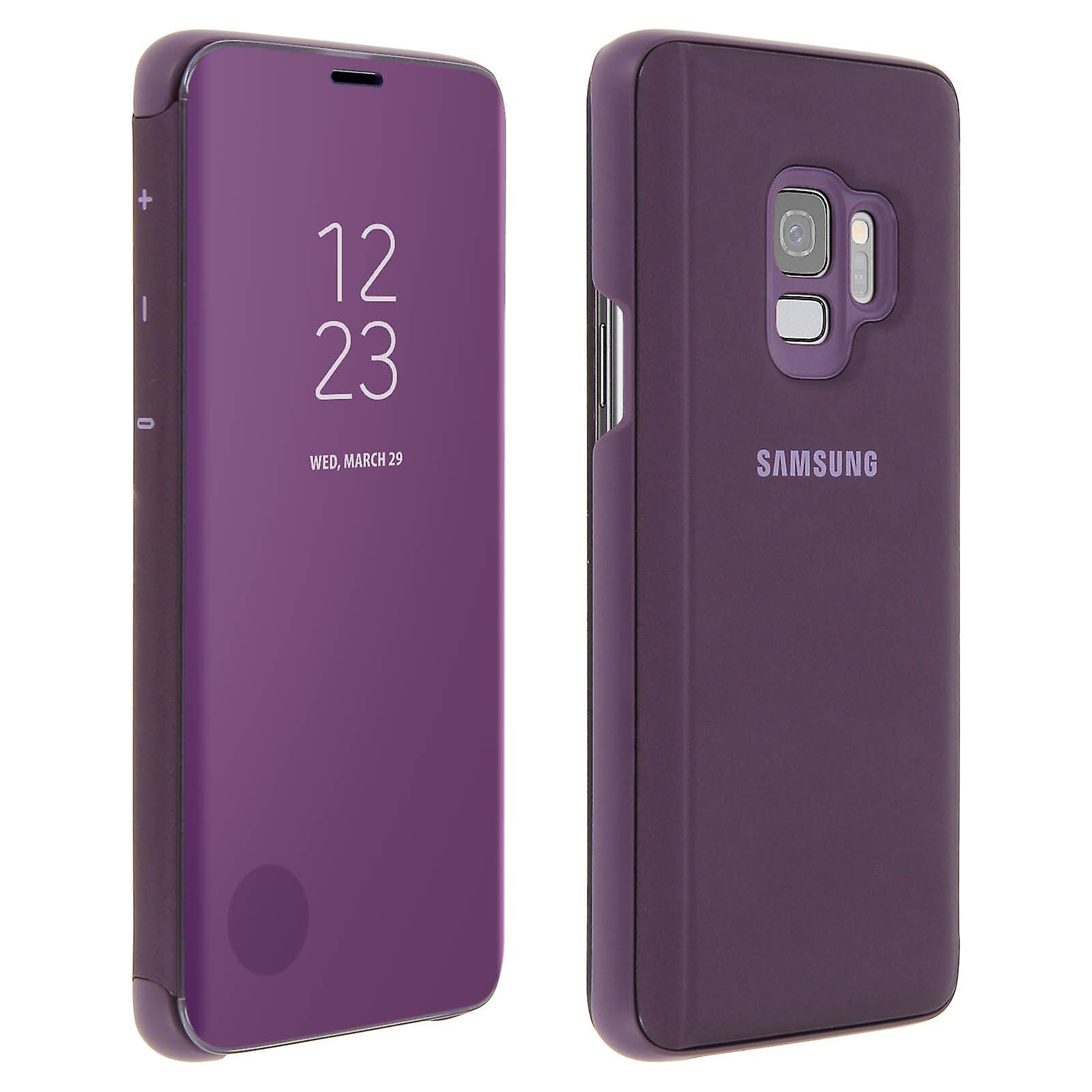 Official Samsung Clear View Standing Cover for Samsung Galaxy S9 - Purple