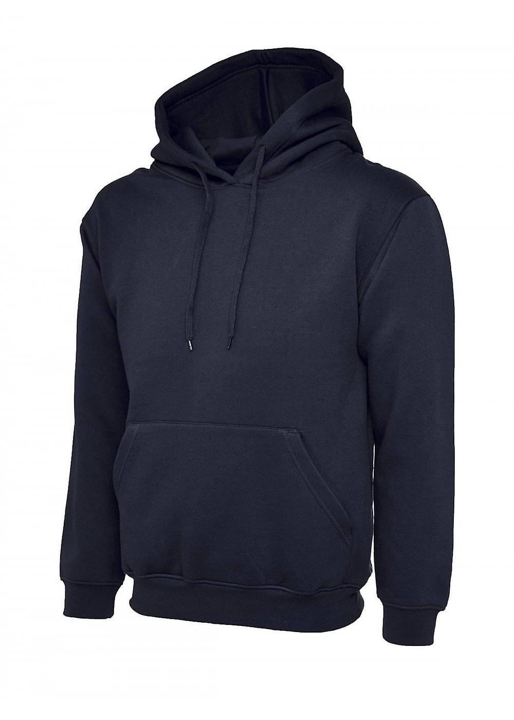 Men's Uneek Premium Hooded Sweatshirt UC501 Navy M