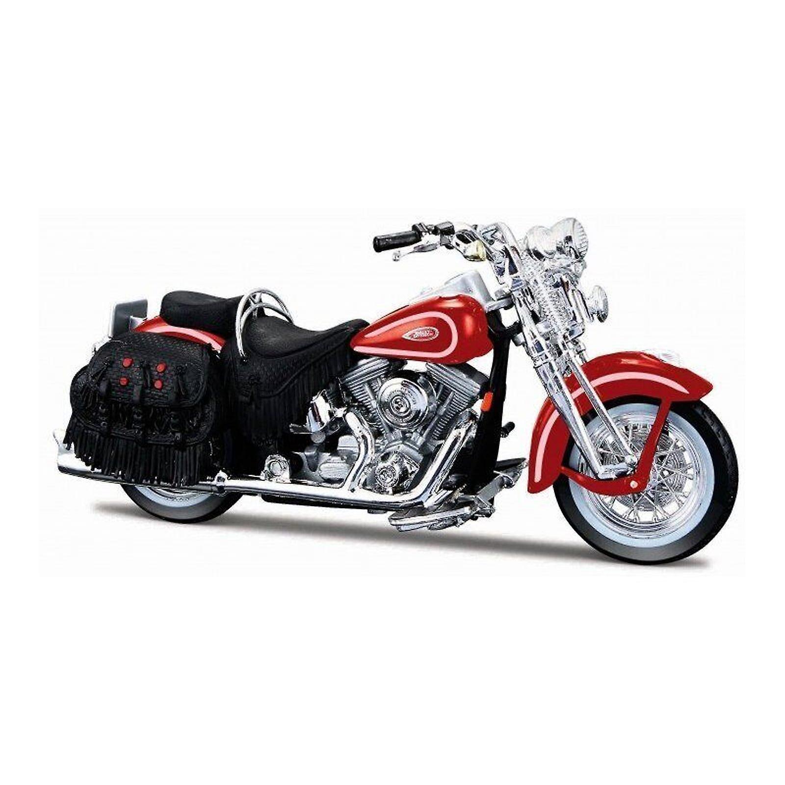 Maisto Harley Davidson FLSTS Heritage Softail 1:18 scale Red