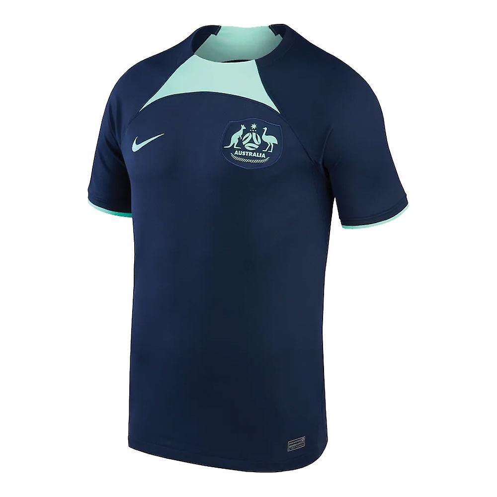 Nike 2022-2023 Australia Away Shirt Navy XL