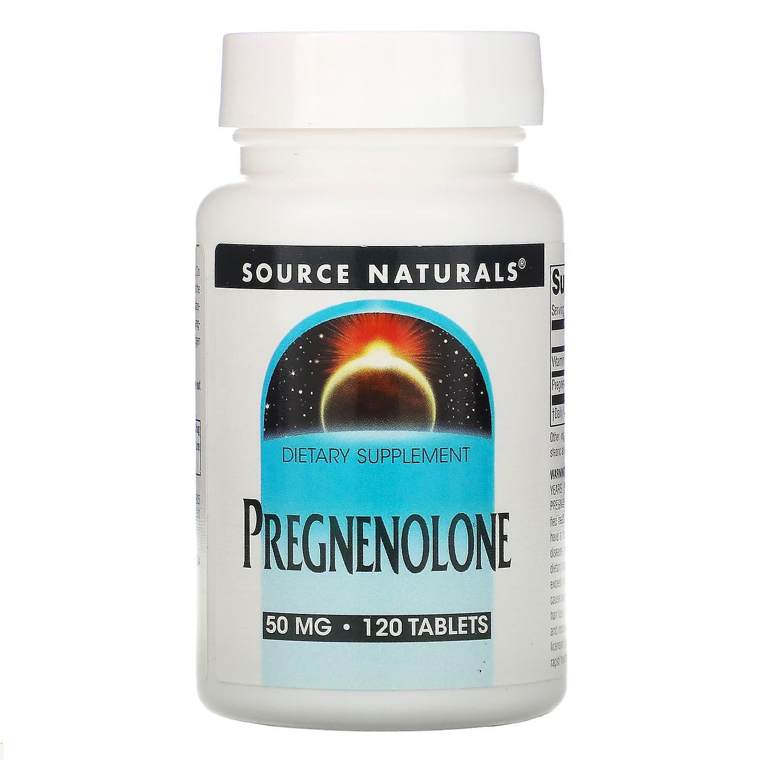 Source Naturals, Pregnenolone, 50 mg, 120 Tablets