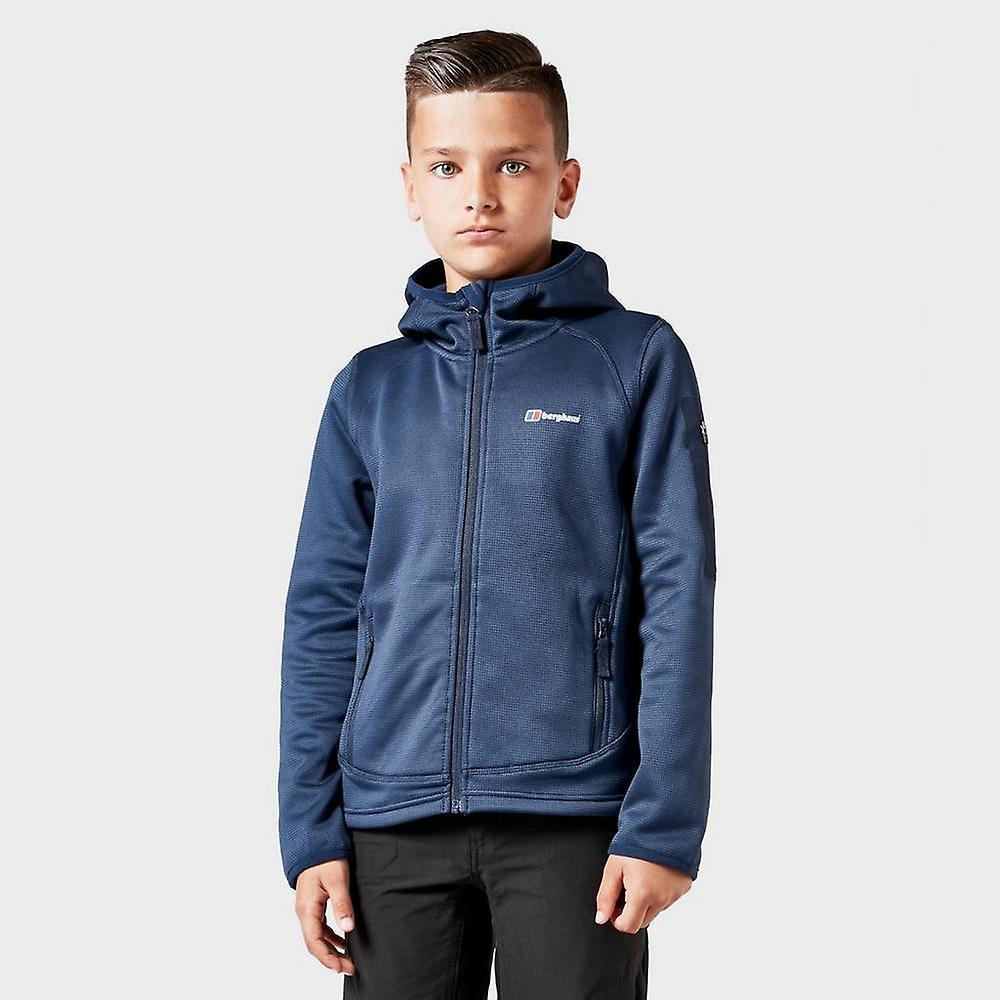 Berghaus Kids' Privatale Full-Zip Hoodie with 3 Zipped Pockets,Outdoors Clothing Navy Age 14-15