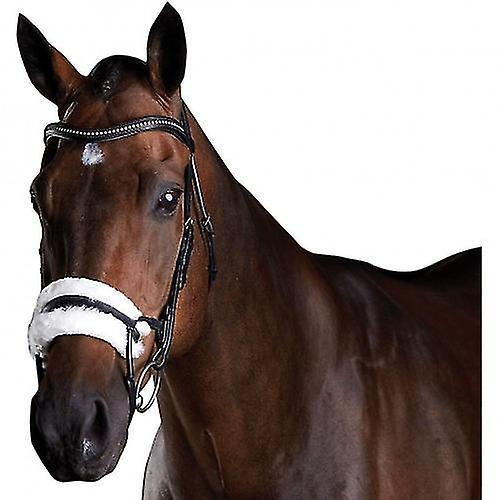 Collegiate Comfitec Sheepskin Leather Bridle Brown Warmblood