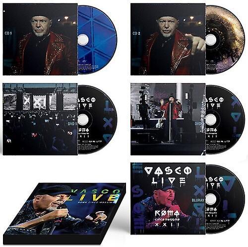 Universal Italy Vasco Rossi - Vasco Live Roma Circo Massimo - 2CD+2DVD+Bluray  [COMPACT DISCS] With Blu-Ray, With DVD, Boxed Set, Italy - Import US...