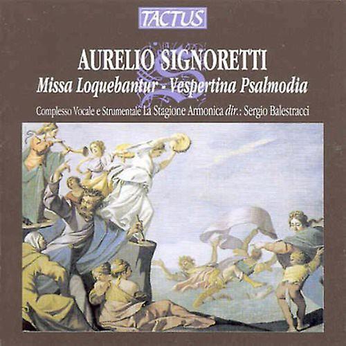 Tactus Records Signoretti - Missa Loquebantur  [COMPACT DISCS] USA import