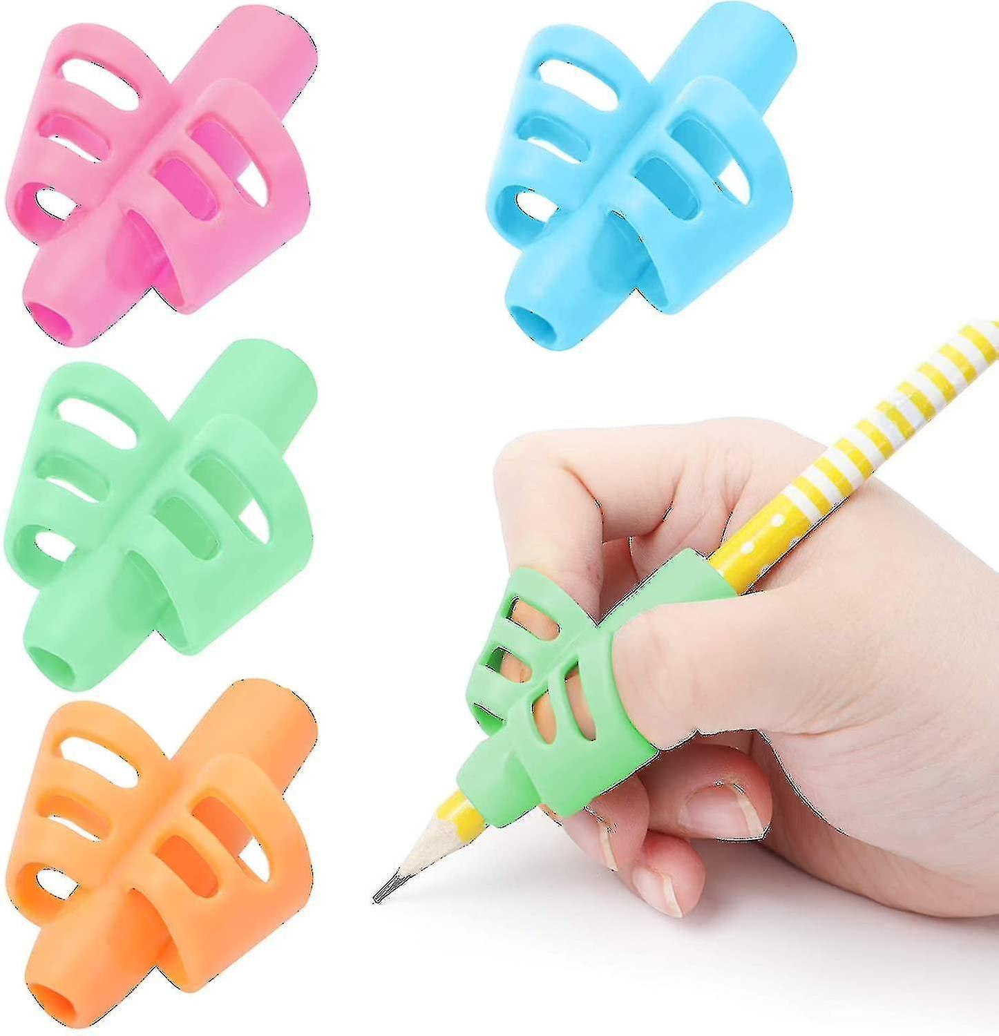 Yuntianzun Pencil Grips,kids Pen Writing Aid Grip Posture Correction Tool,4pcs