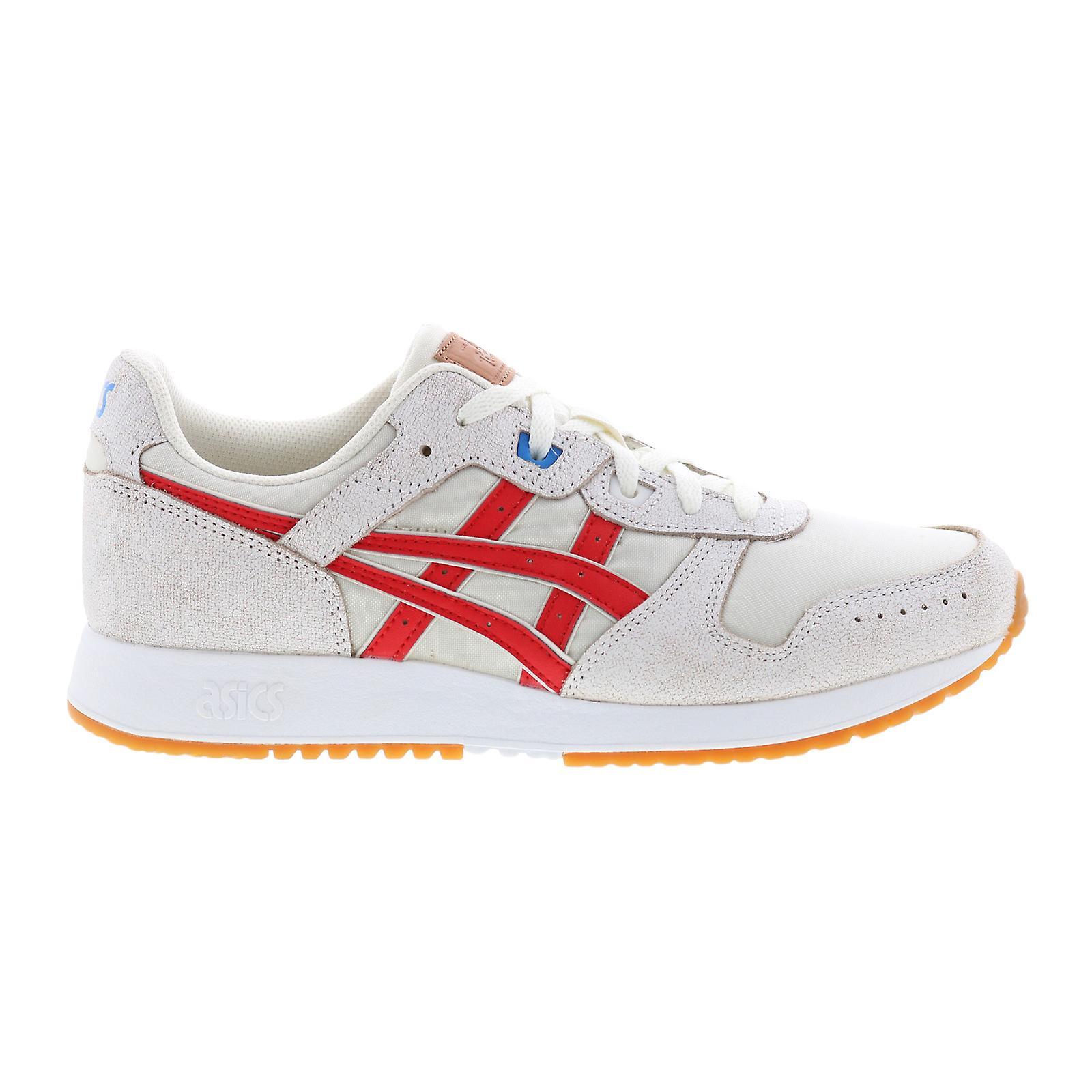 Asics Adult Mens Lyte Classic Lifestyle Sneakers Cream Classic Red US 8