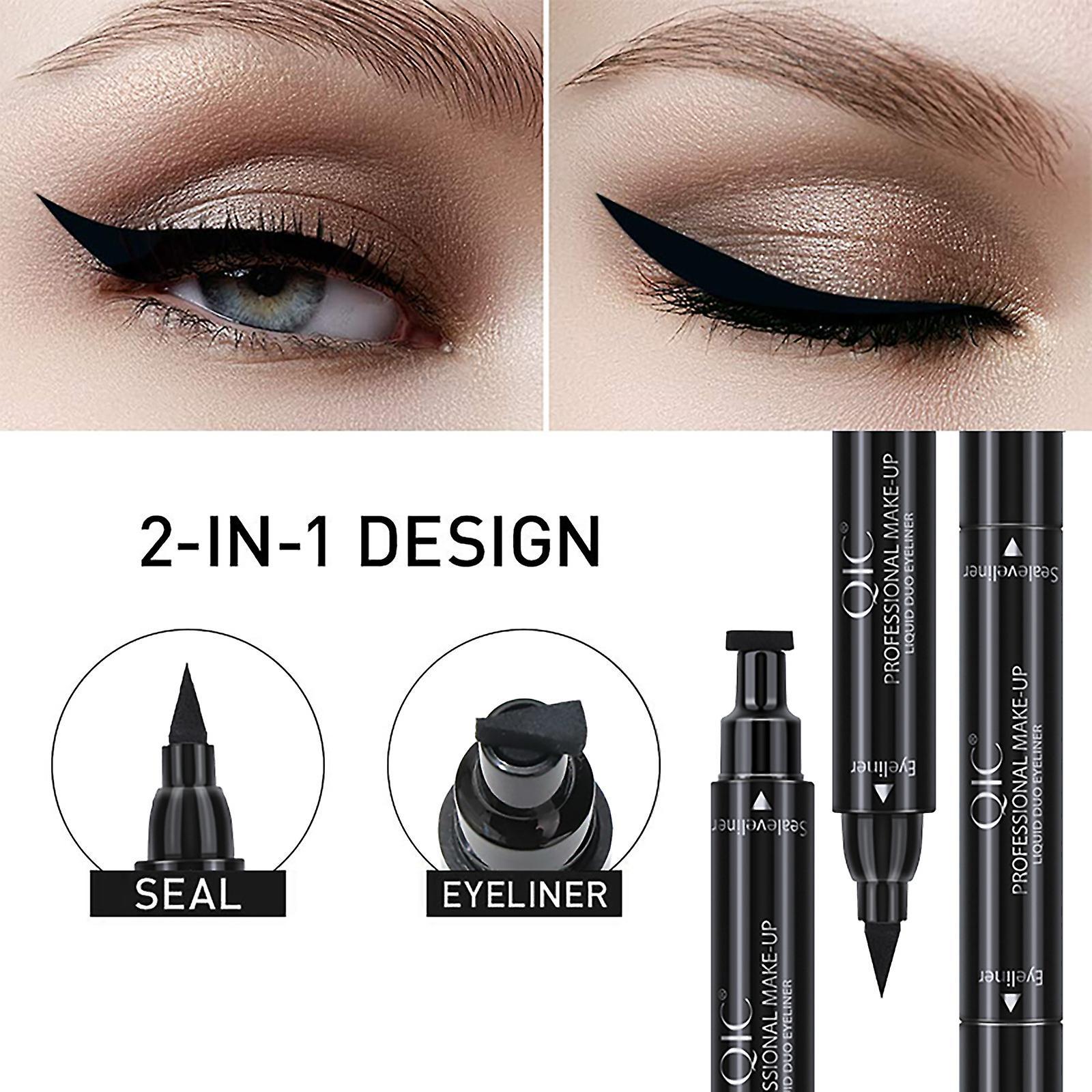 Baodan QIC Makeup Double-head Eyeliner Star Liquid Eyeliner Pen 3.5ml