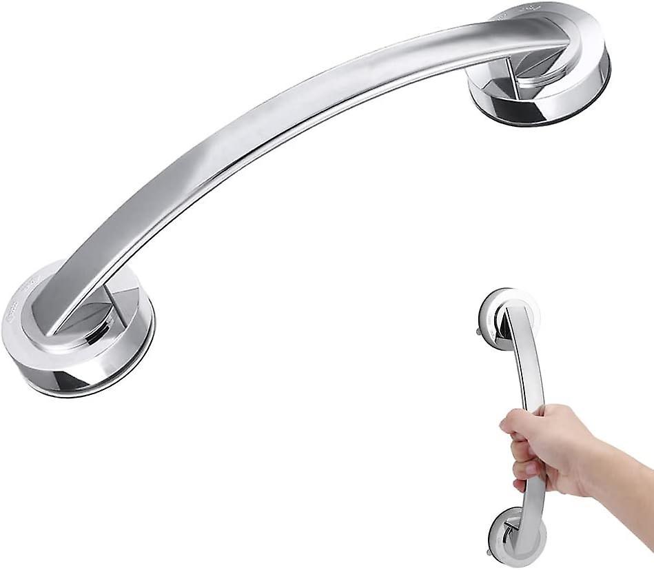 Chris Suction Cup Handle Bathroom, Cabinet and Refrigerator Suction Cup Handle (30cm Silver)