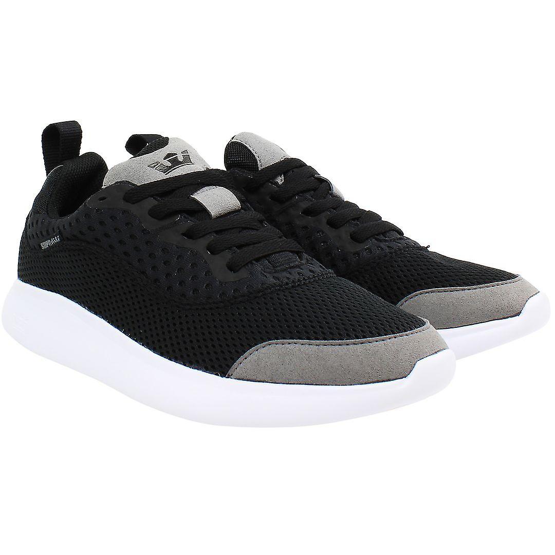 Supra Factor Tactic Low Black Lace Up Mens Trainers Running Shoes 06579 045 UK 10 US 11 EU 45 CM 29