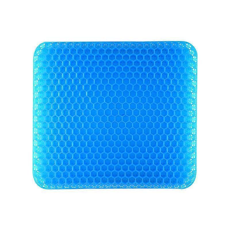 Essddxj Gel Seat Cushion (Blue, 38*32*3cm), cool thick breathable seat cushio