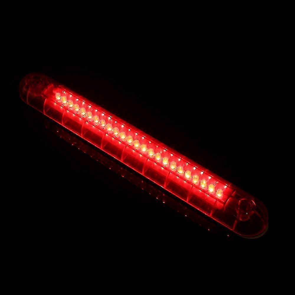 Elrachen 24 Led 12v Car Additional Brake Light High Mount Third 3rd Brake Stop Tail Light Lamp Red