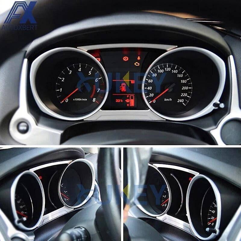 Begleri For Mitsubishi Asx Outlander Sport Rvr 2013 -2017 2018 2019 Chrome Dashboard Panel Instrument Gauge Cover Trim Molding Bezel