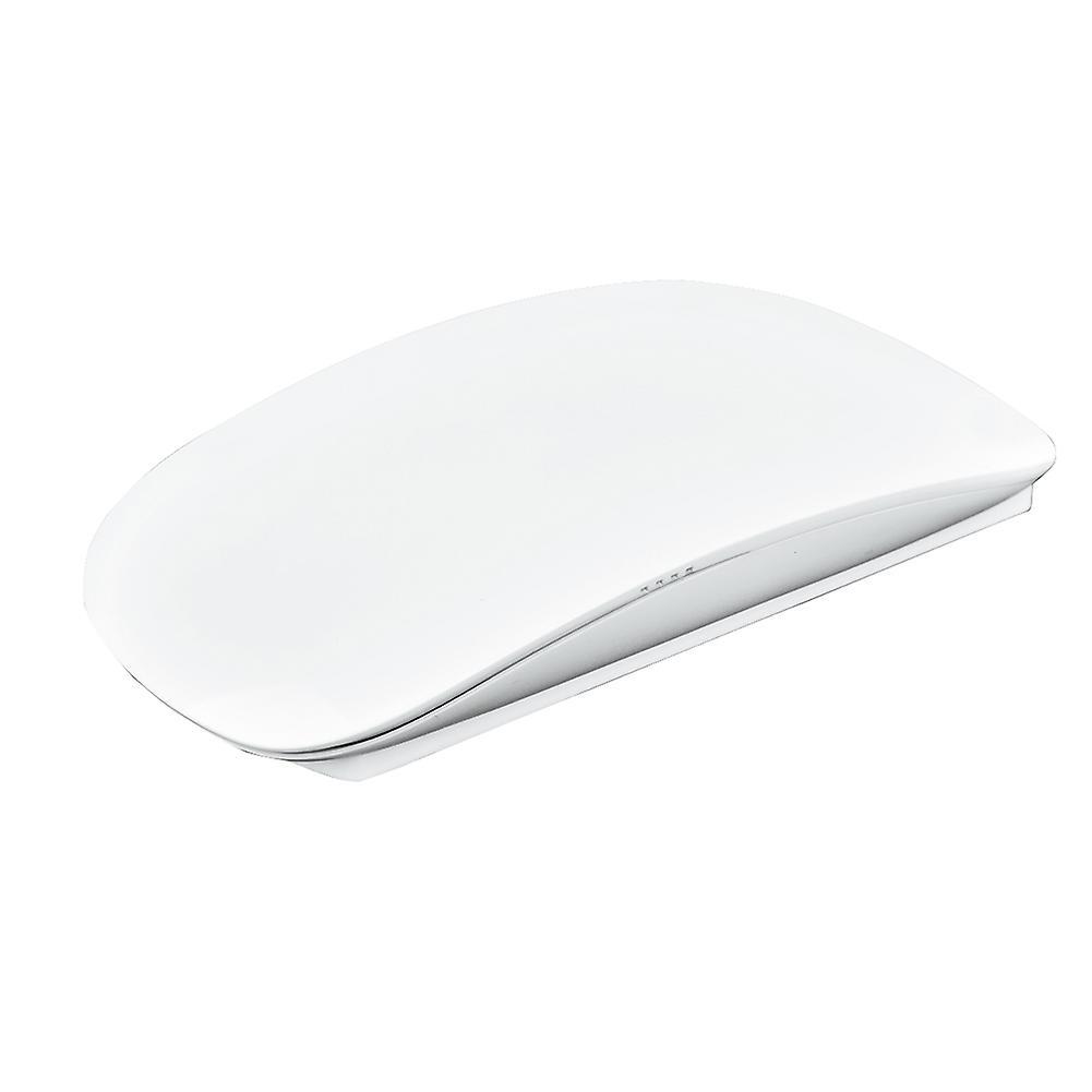 Fiauli Ultra-slim 1200DPI 2.4GHz Optical Wireless Touch Mouse for PC Computer Laptop White