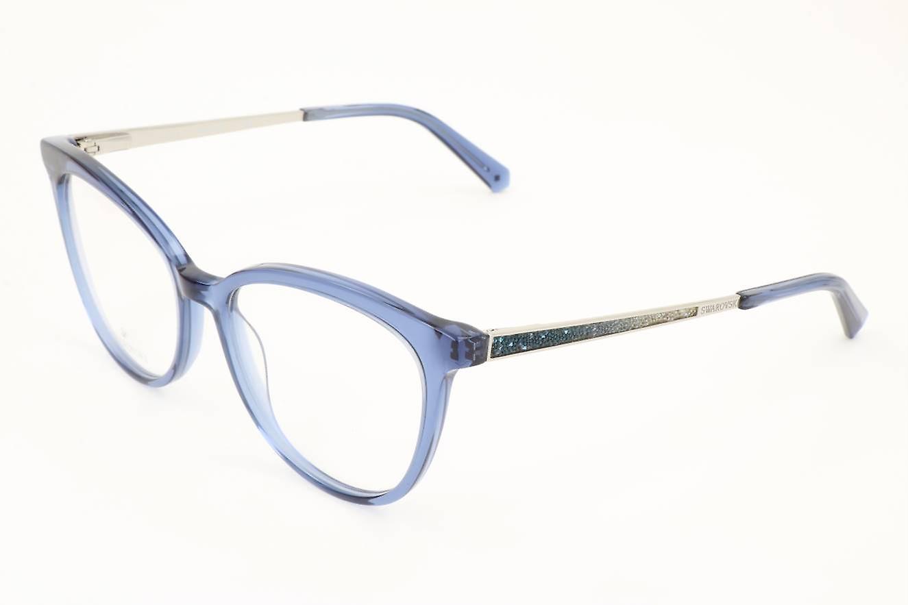 Eyewear Frames Swarovski SK5278 090 SHINY BLUE 53/16/140 WOMAN 53 mm