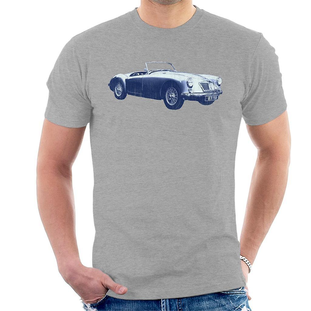 MG MGA 1962 British Motor Heritage Men's T-Shirt Heather Grey X-Large