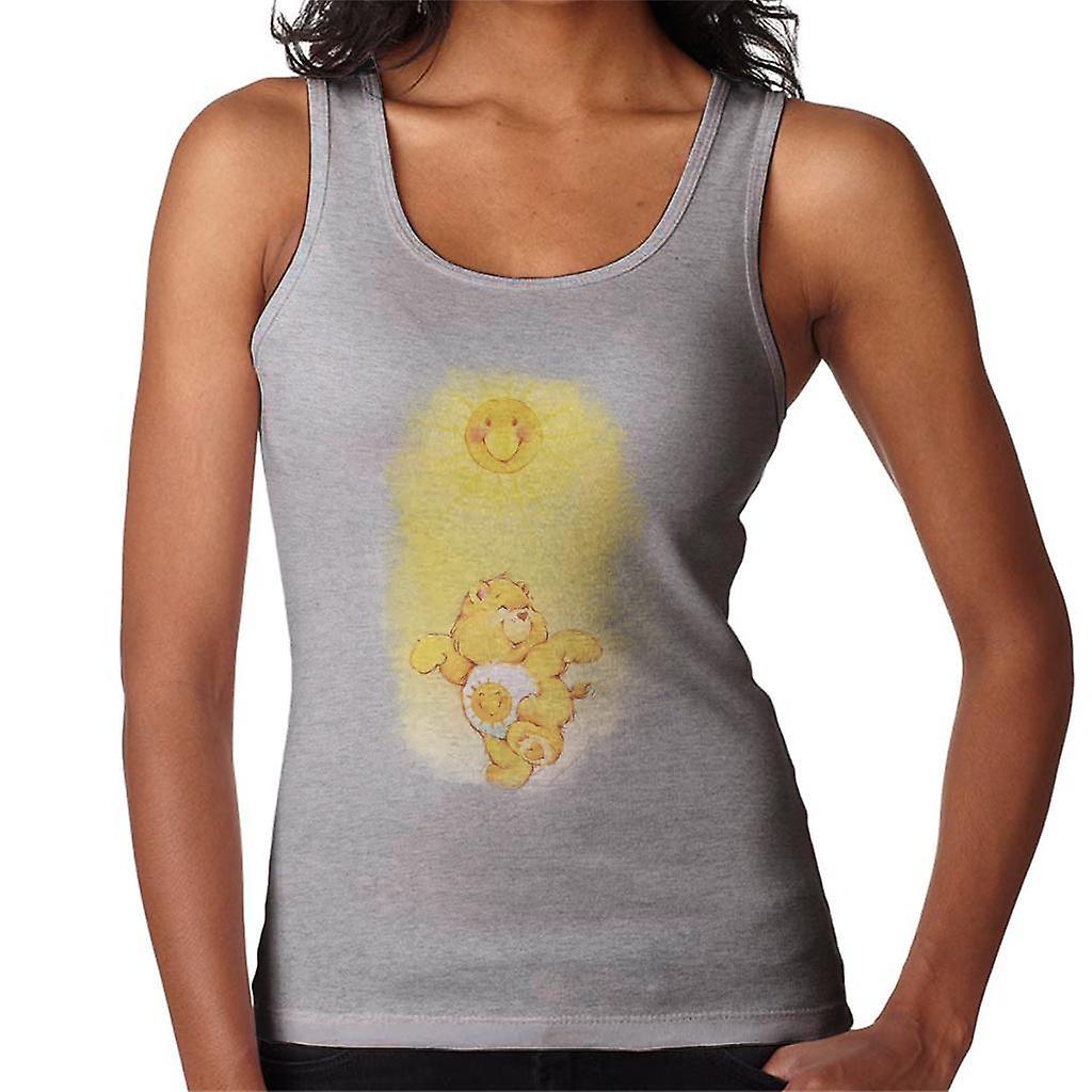 Care Bears Funshine Bear Dancing In The Sun Women's Vest Heather Grey XX-Large