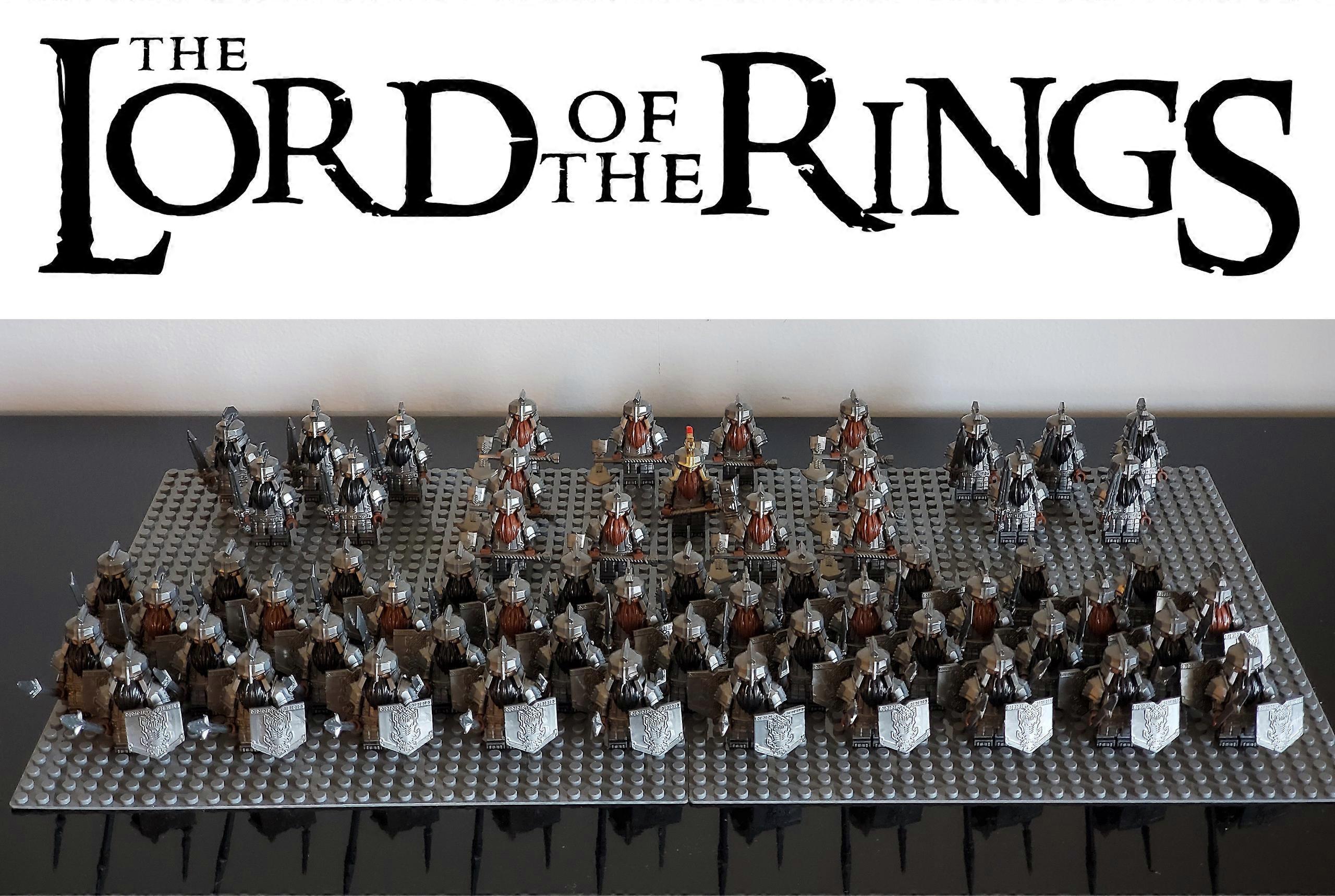 Bysion 61Pcs Gondor Heavy Battalion Minifigures Set