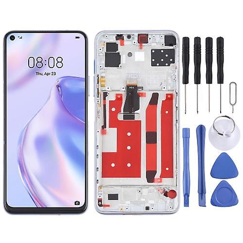 Repair Parts Orig Lcd Screen For Huawei P40 Lite 5g Digitizer Full Assembly With Frame Black