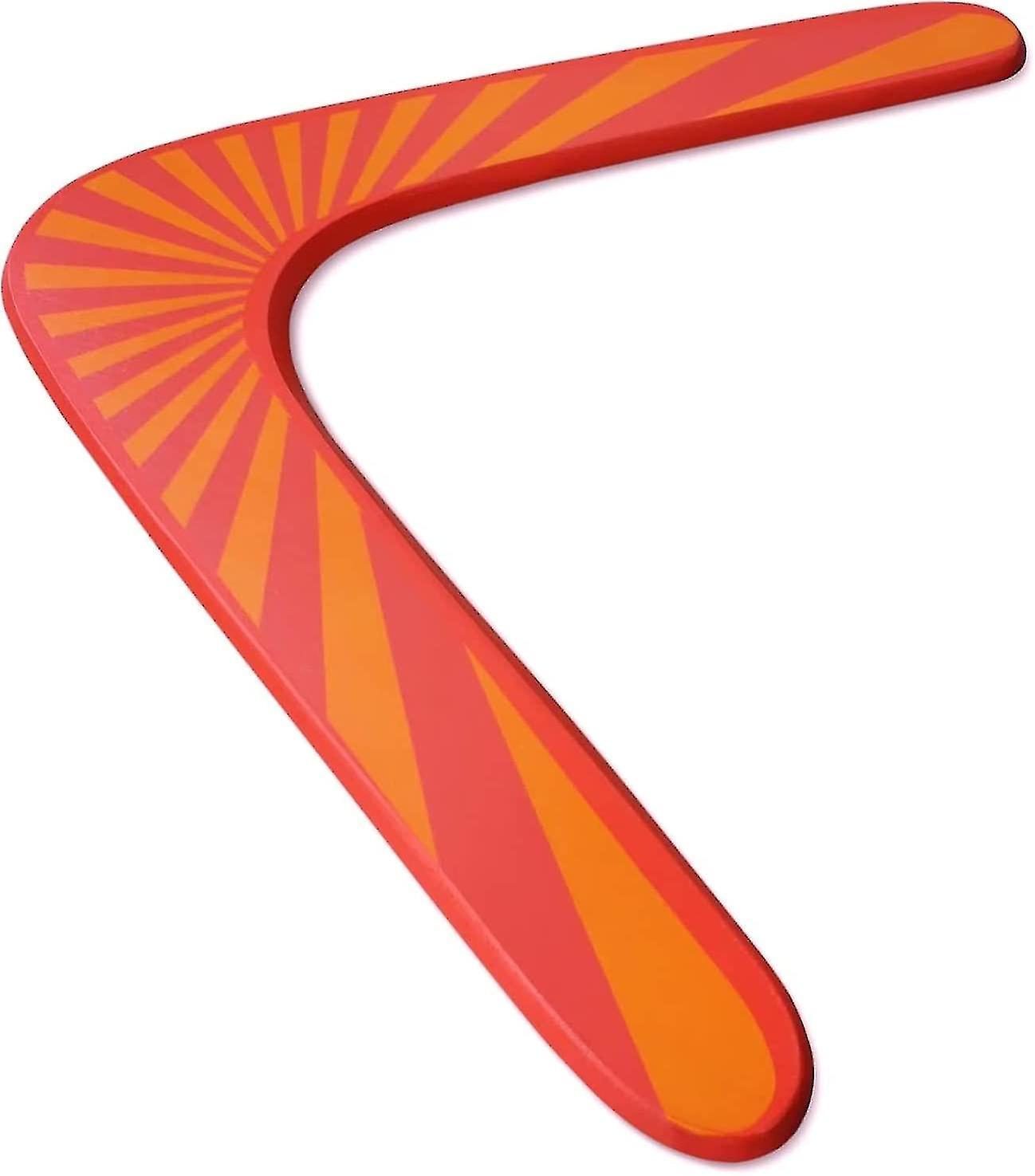 Jnnjv Outdoor Boomerang, Wooden Boomerang, Boomerang For Games Outdoor Sport Flying Boomerang (orange)