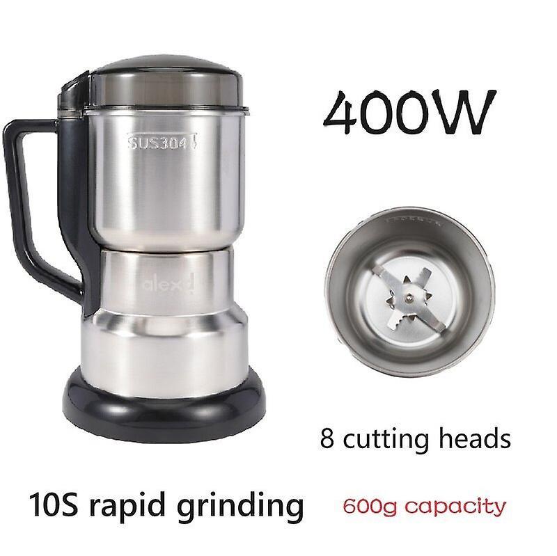 High Power Electric Coffee Grinder Kitchen Cereal Nuts Beans Spices Grains Grinder Machine Multifunctional Home Coffee Grinder  Coffee Grinders 400...