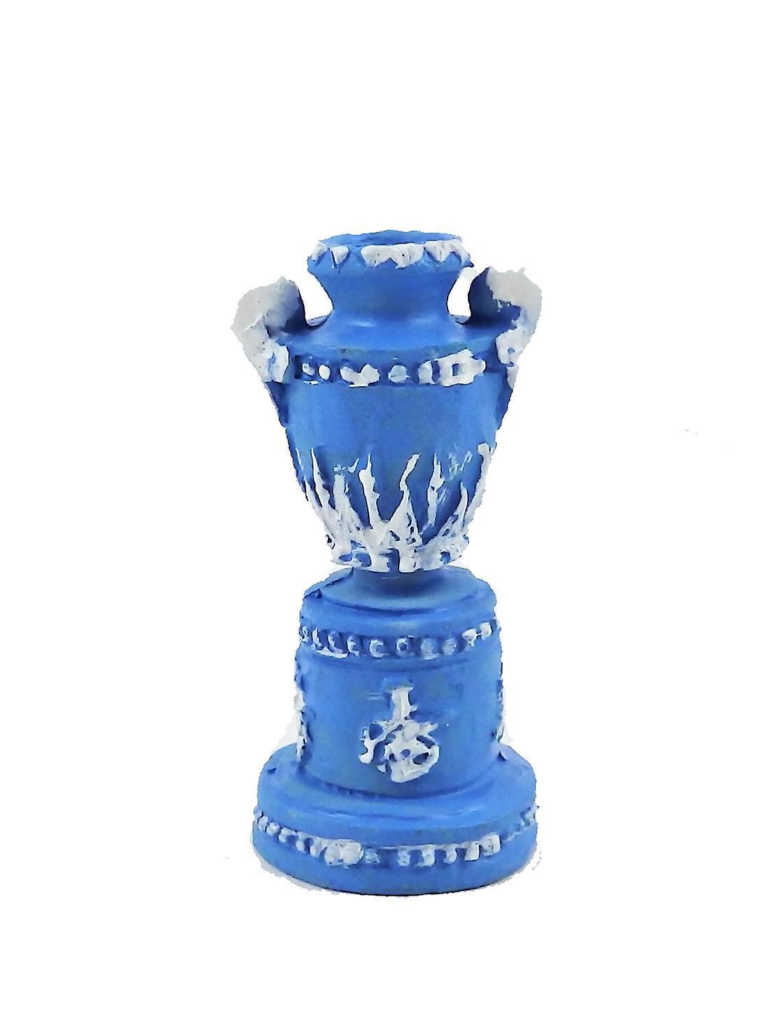 Melody Jane Dolls Houses Dolls House Wedgwood Blue Jasper Trophy Vase Miniature Accessory