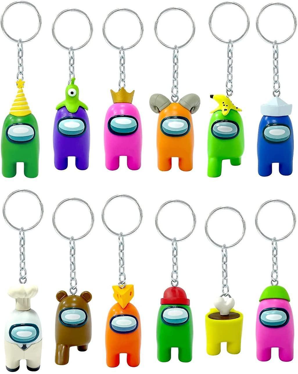 6-Pack Among Us Keychain Figures Mystery Bag S2