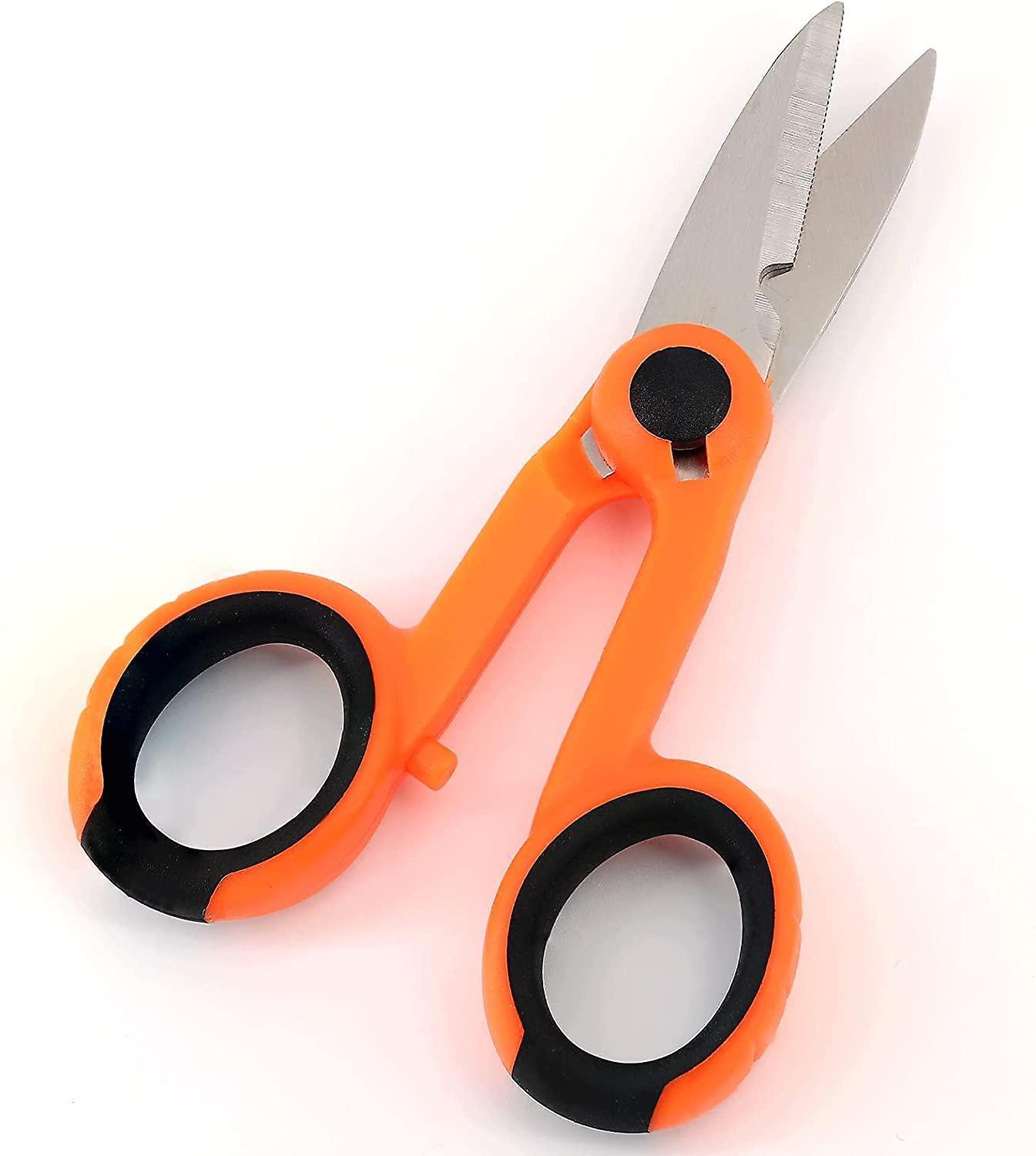 unbrand Optic Fiber Cable Cutter Scissors For Fiber Optic Kevlar Shears Stainless Steel Electrical Shears Pr