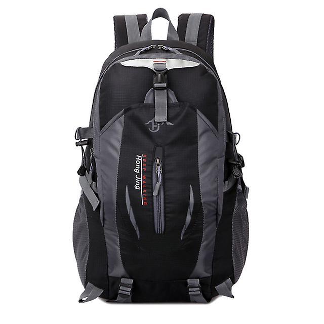 40l Nylon Waterproof Travel Backpacks Camping Hiking Backpack Trekking Bag Outdoor Sport School Bag Men Backpack Women Rucksack Black 30 - 40L