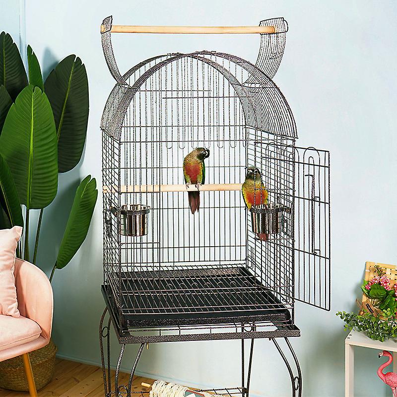 Living And Home 139cm Parrot Cage Open Top Budgie Cage Large Bird Cage with Stand