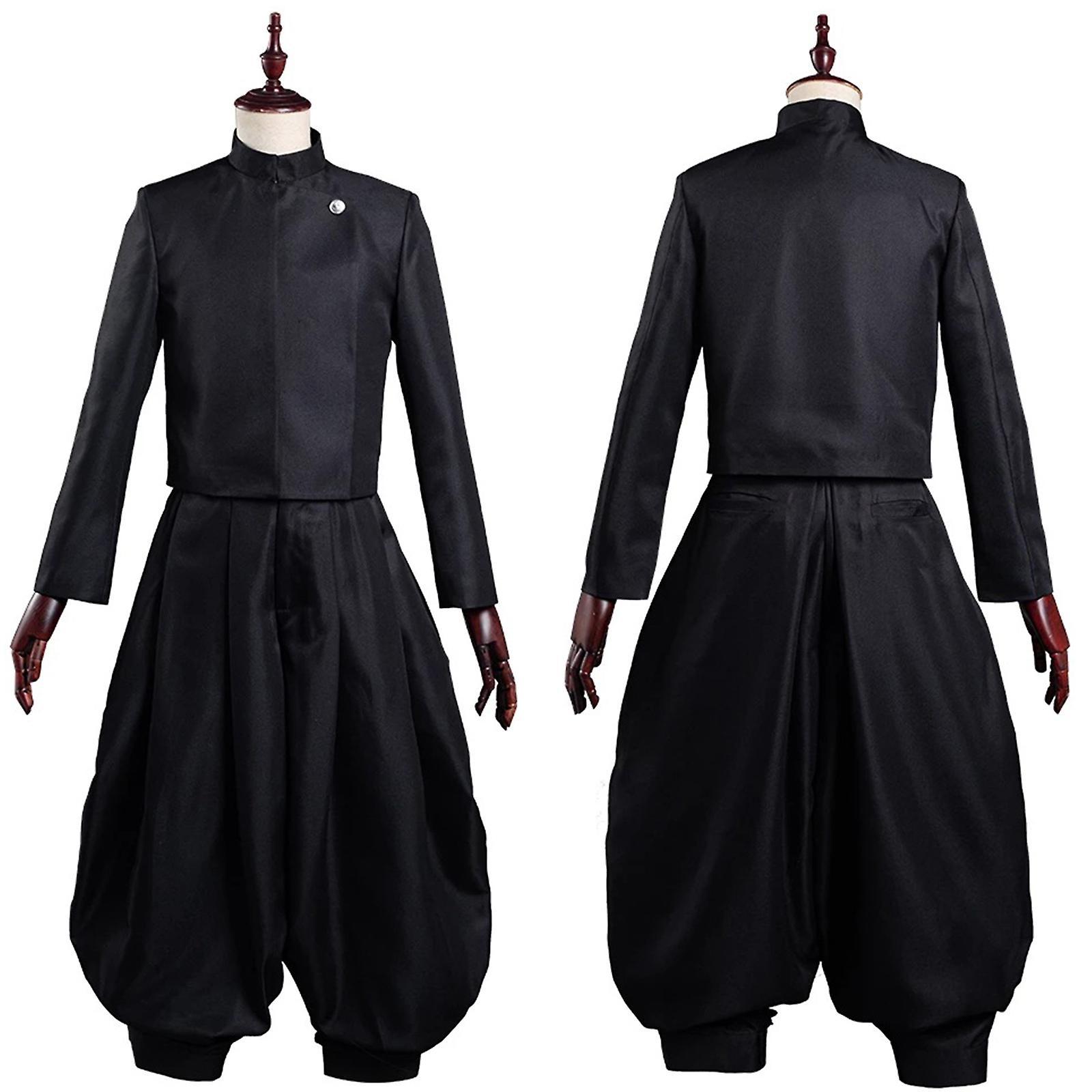 Gzdktjfd Iminfit Japanese Anime Jujutsu Kaisen Cosplay Geto Suguru Cosplay Costume Black M