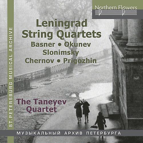 Northern Flowers Taneyev Quartet - Leningrad String Quartets; Slonimsky, Okunev, Chernov  [COMPACT DISCS] USA import