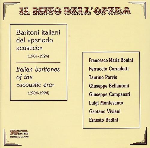 Bongiovanni Bonini / Bellantoni / Campanari - Il Mito Dell'opera: Baritoni Italiani Del Periodo  [COMPACT DISCS] USA import