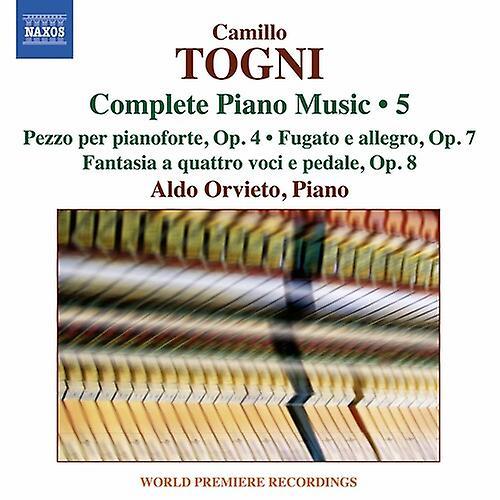 Naxos Togni / Orvieto - Complete Piano Music 5  [COMPACT DISCS] USA import