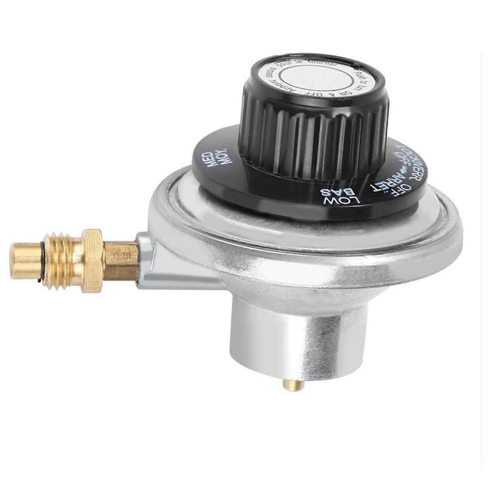 Unbrand 1"-20UNF Propane Gas Adjustable Regulator Low-Pressure BBQ Grill Control Valve