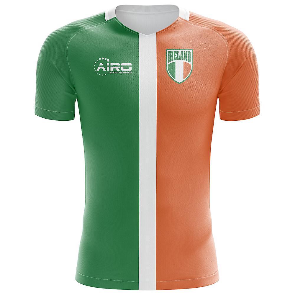 Airo Sportswear 2023-2024 Ireland Flag Concept Football Shirt - Adult Long Sleeve Green XXL 50-52 inch Chest (124/136cm)