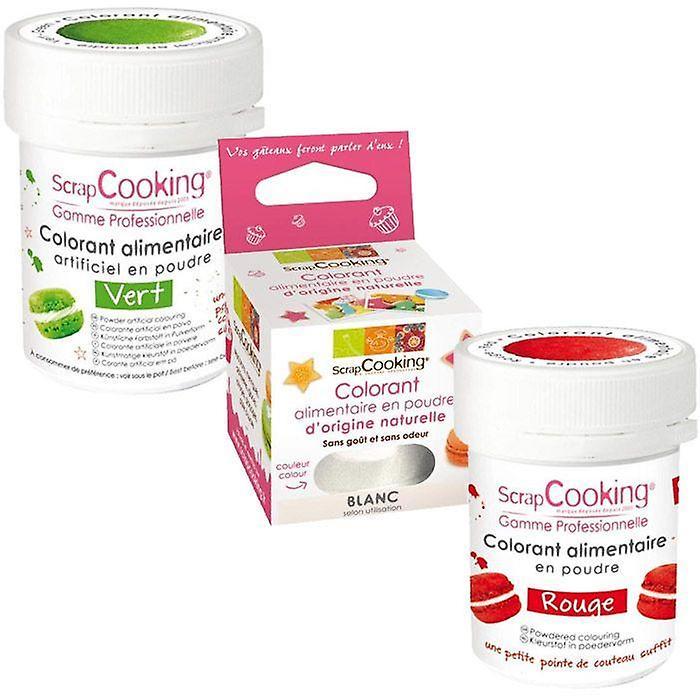 ScrapCooking Food colouring kit - Italian flag