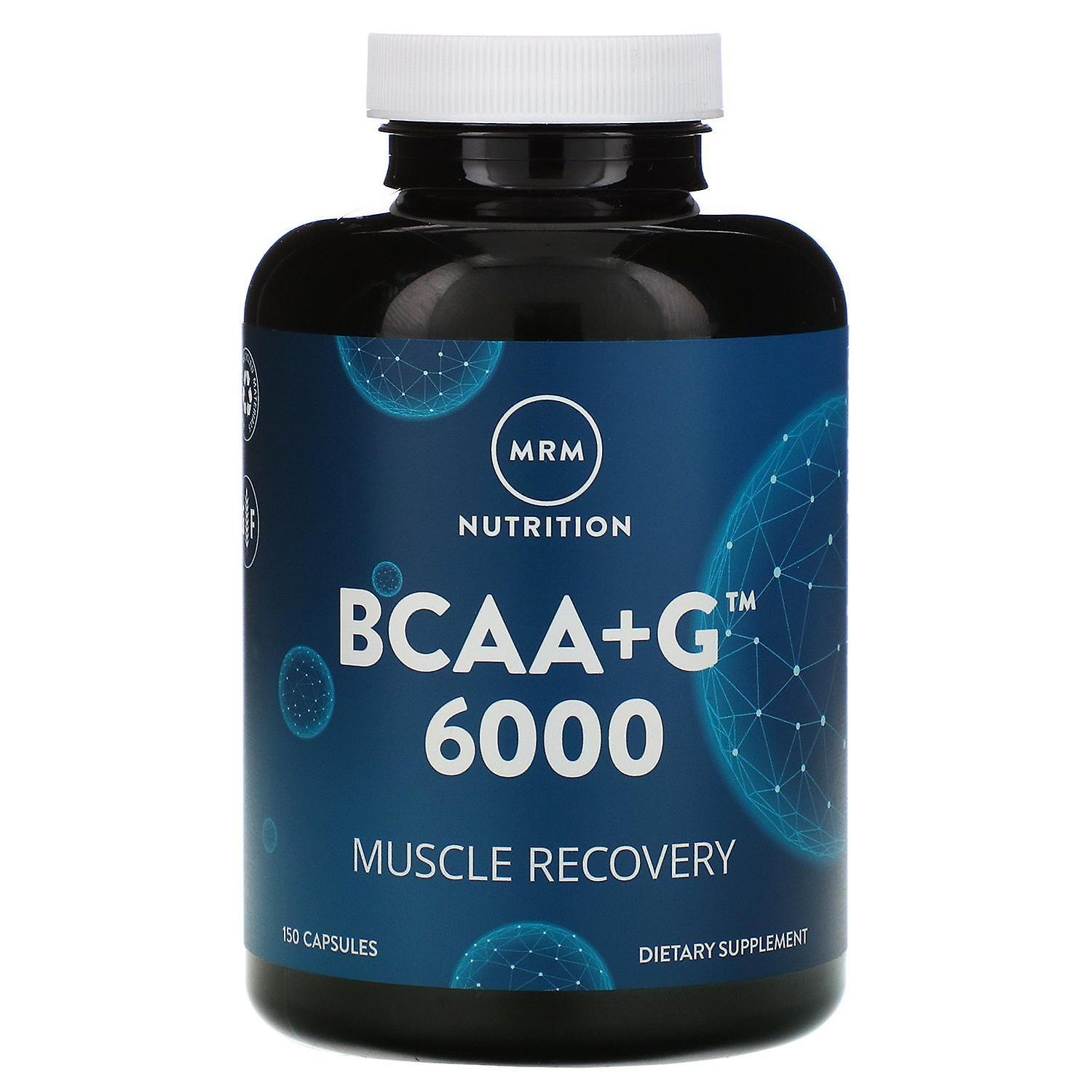 MRM, Nutrition, BCAA+G 6000, 150 Capsules