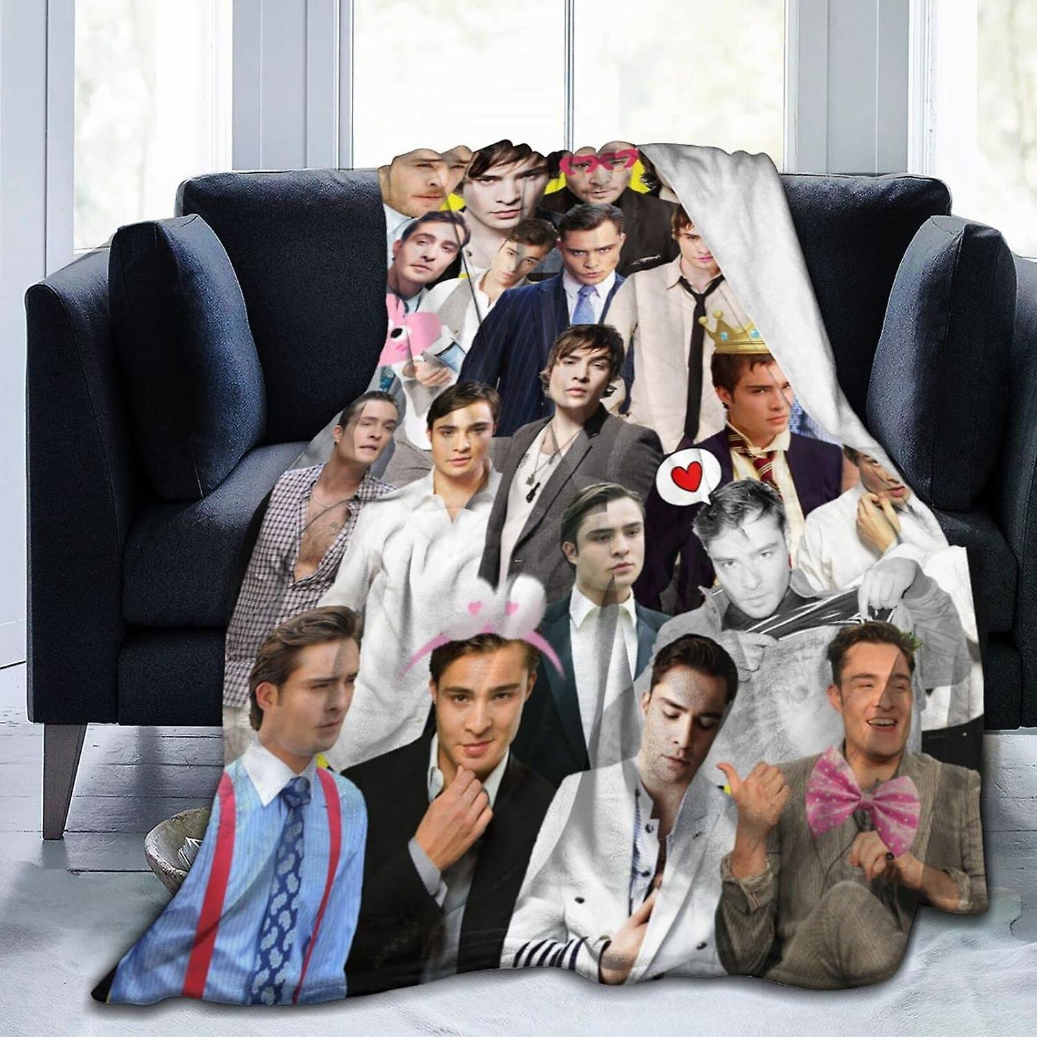 Kerota Blanket Chuck Ed Bass Westwick Soft And Comfortable Warm Fleece Blanket For Sofa,Office Bed Car Camp Couch Cozy Plush Throw Blankets Beach B..