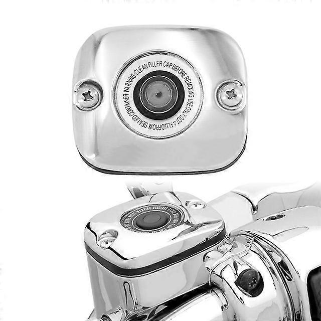 Motor Motorcycle Chrome Black Front Brake Master Cylinder Cover For Harley Dyna Softail Fat boy Touring Road King Trike Sportster XL