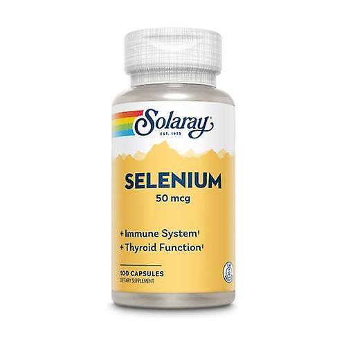 Solaray Selenium 100 Capsules Of 50μg