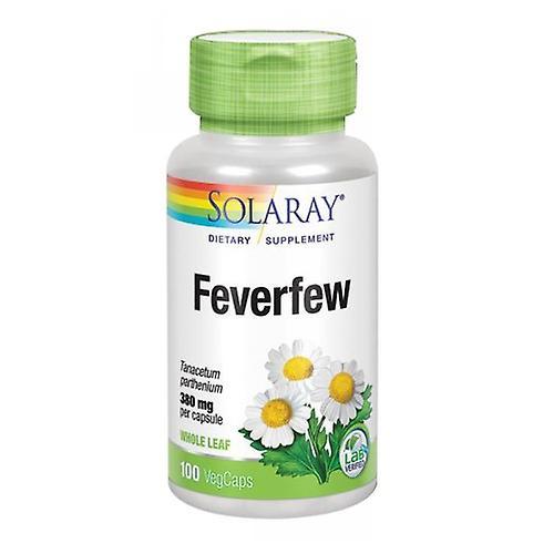 Solaray Feverfew,380 mg ,100 Caps (Pack of 1)