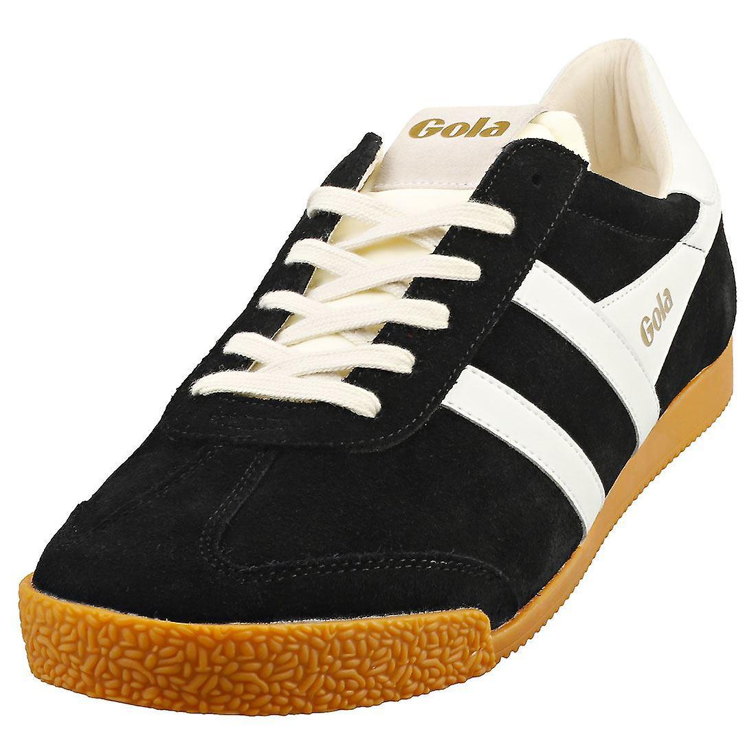 Gola Elan Mens Casual Trainers in Black White 43 EU