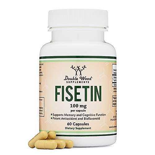 Double Wood Supplements Fisetin capsules - 100mg, 60 count