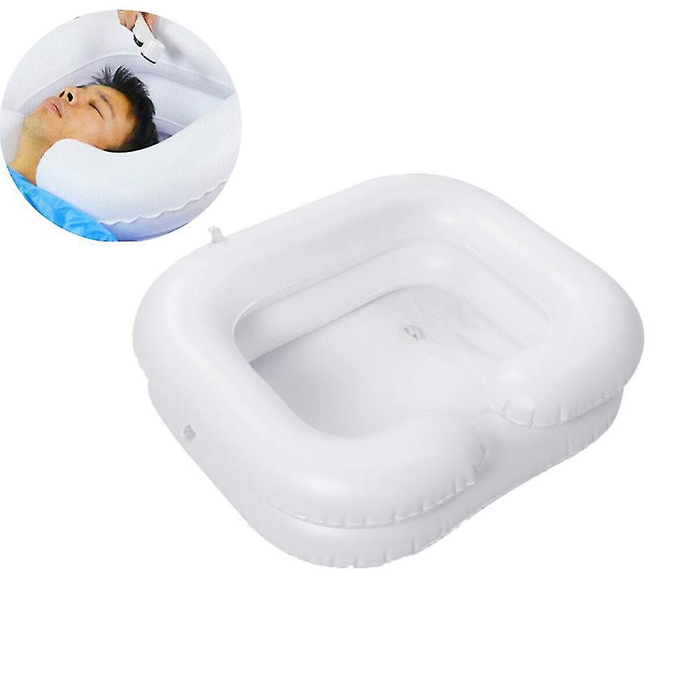 Cryin Portable Shampoo Bowl, Inflatable Shampoo Bowl And Wash Basin For Bedside And In Bed Hair Washing, Hair Cuts And Hair Coloring For The Elderl...