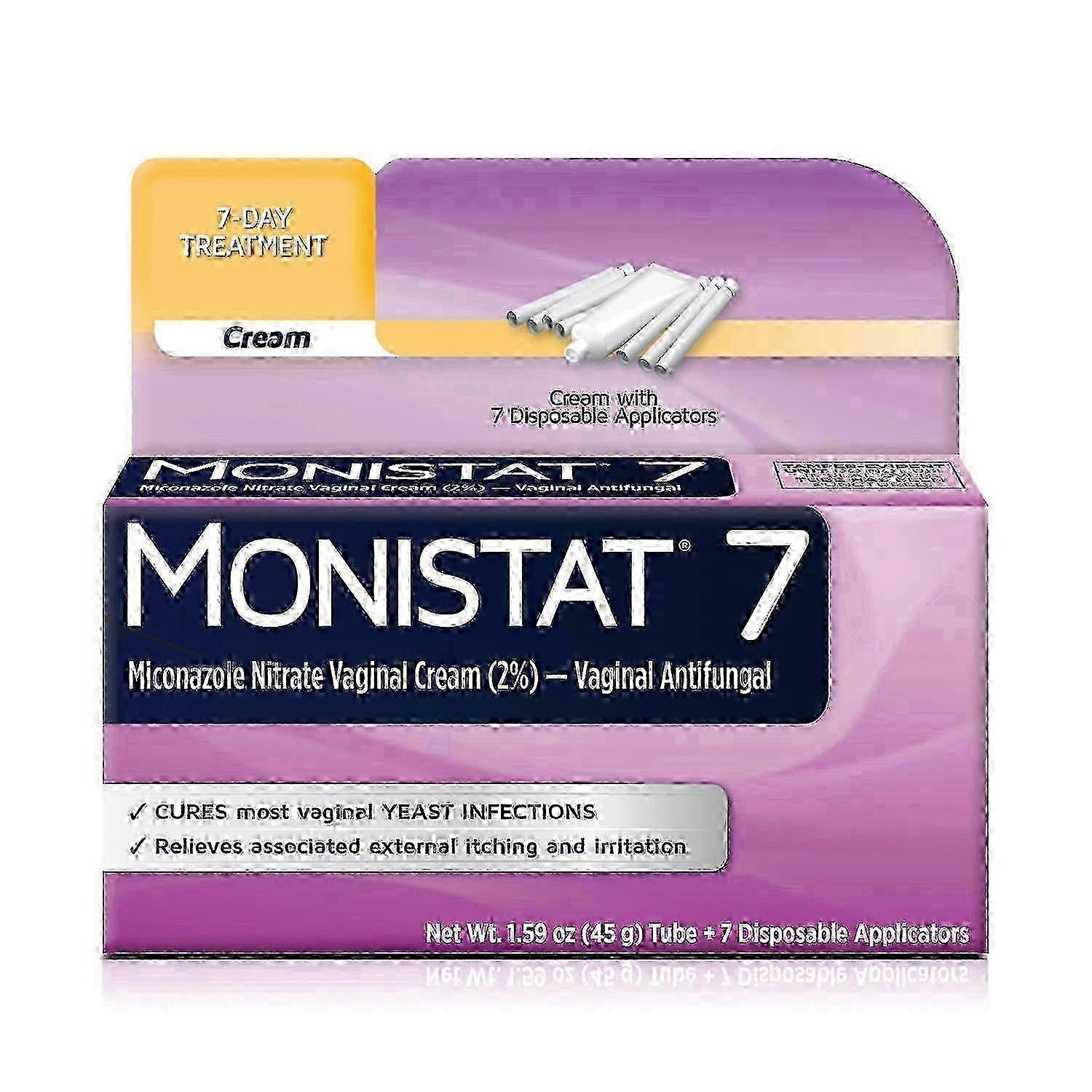 Monistat 7 vaginal antifungal cream, 1 kit