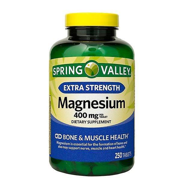 Spring Valley Magnesium Dietary Supplement Caplets, 400mg, 250 Count